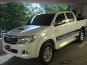 พิมพ์สติ๊กเกอร์พร้อม Car Wrap รถ ASM